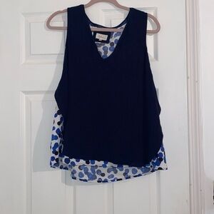 ANTHROPOLOGIE Deletta sleeveless blouse